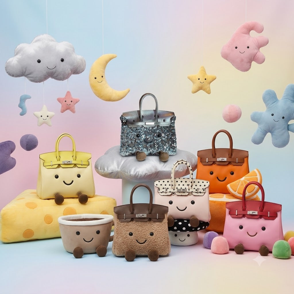 Leather Plushie Bags