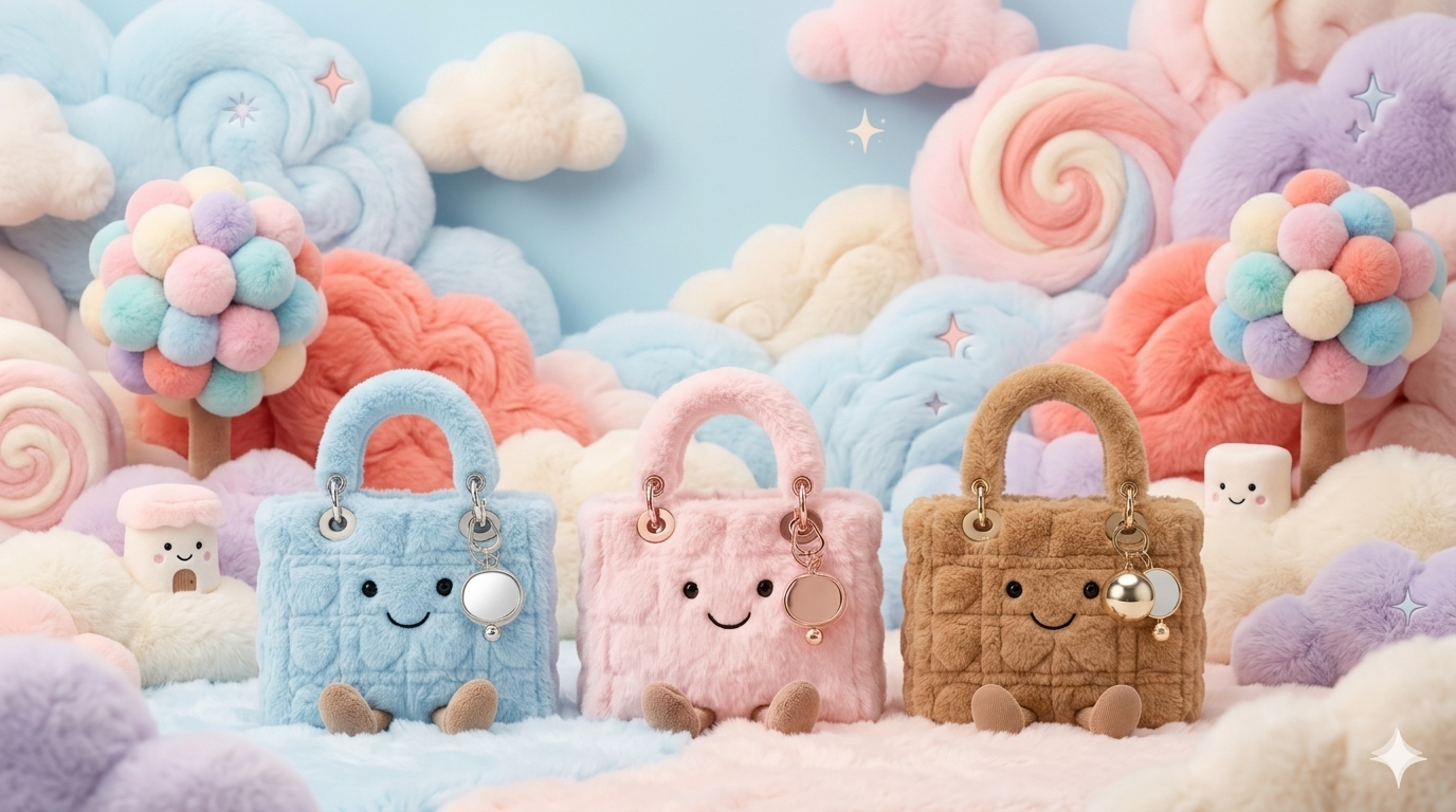 Marshmellow Plushie Lady Bag