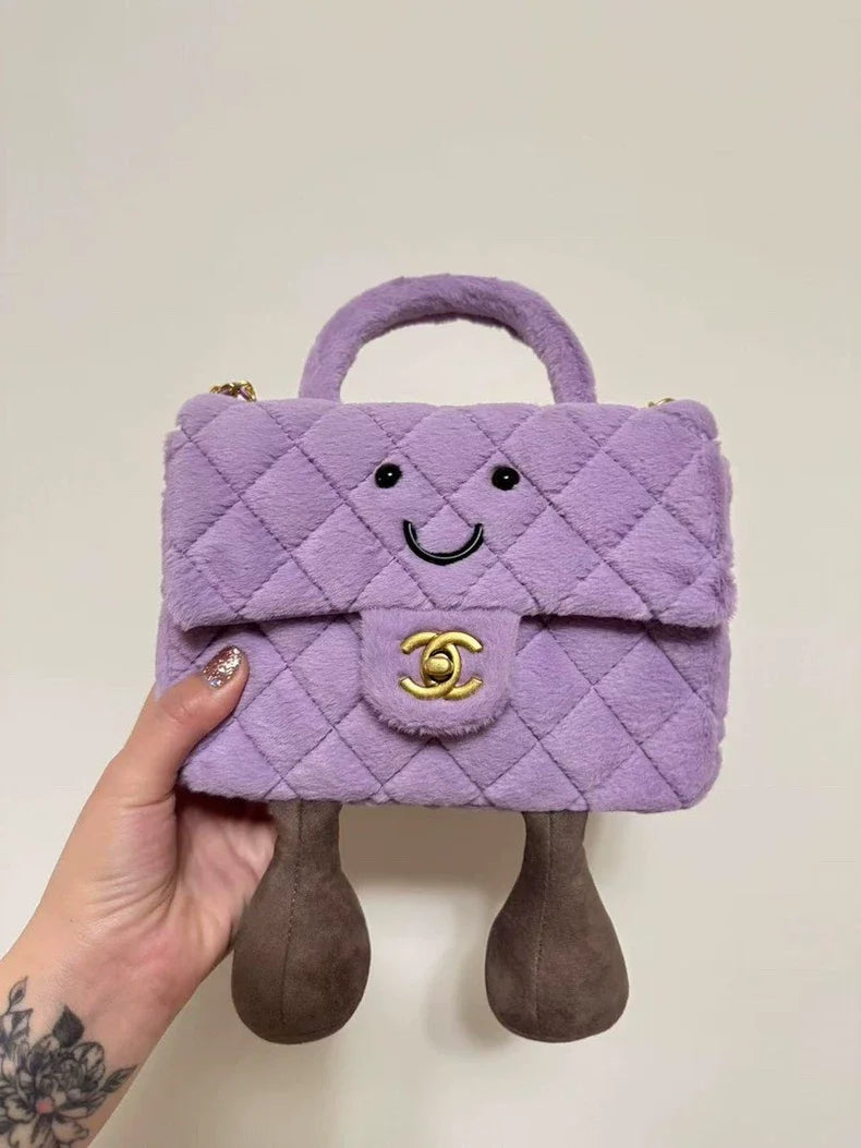 Quilted Diamond Plushie Bags