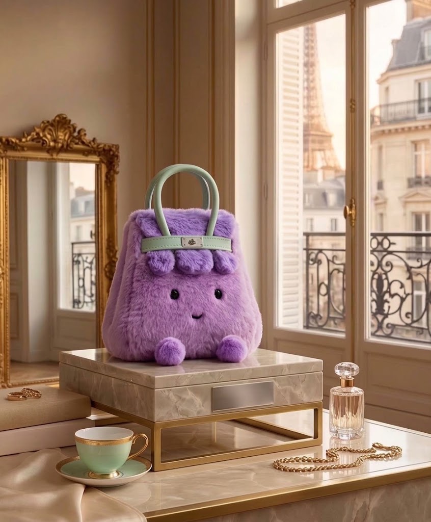 Plushie Bag Charm Mini - Purple