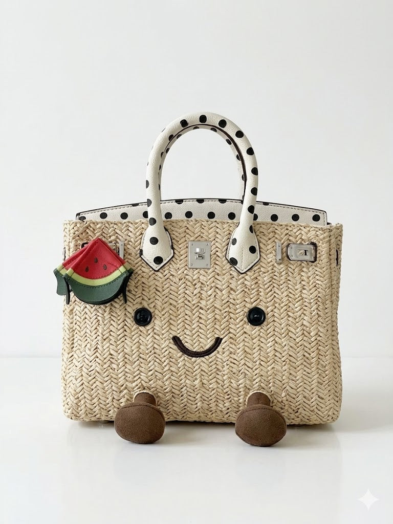Dottie Dune Raffia Bag