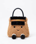 Plushie Bag Charm Mini - Black Brown