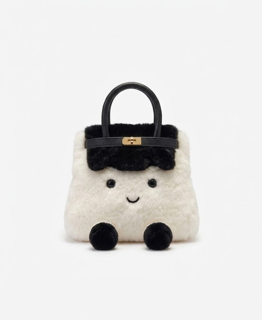 Plushie Bag Charm Mini - Monochrome