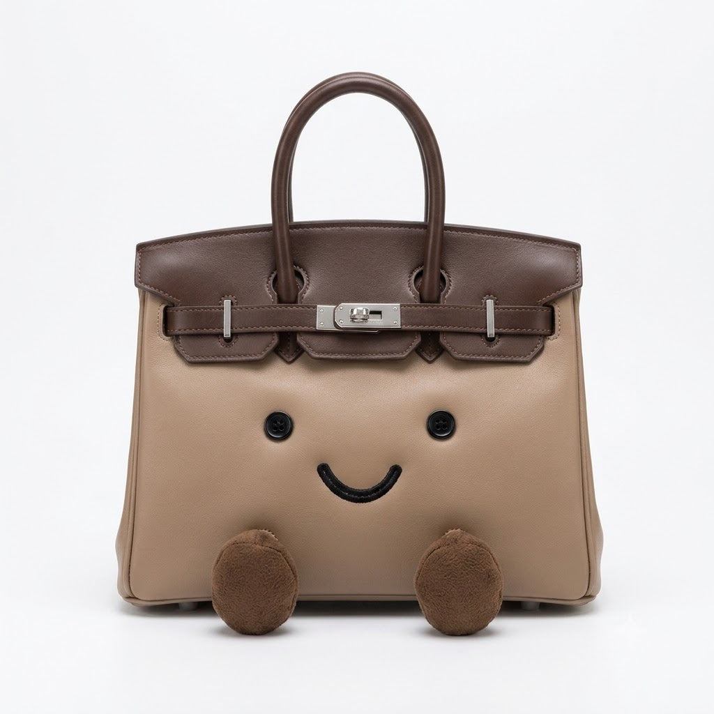 Birkacino Leather Plushie Bag