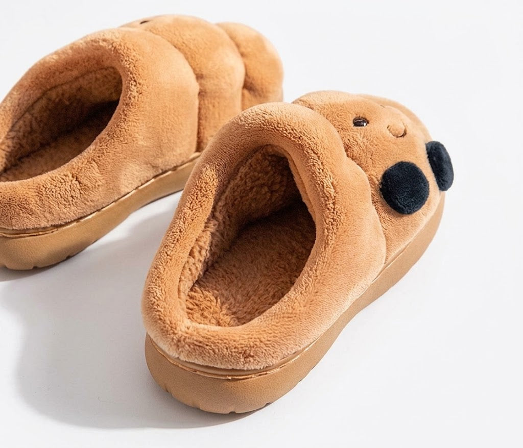 Croissant Plushie Slippers