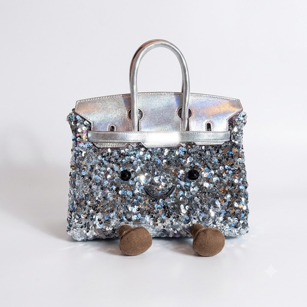 Glitter Ball Plushie Bag