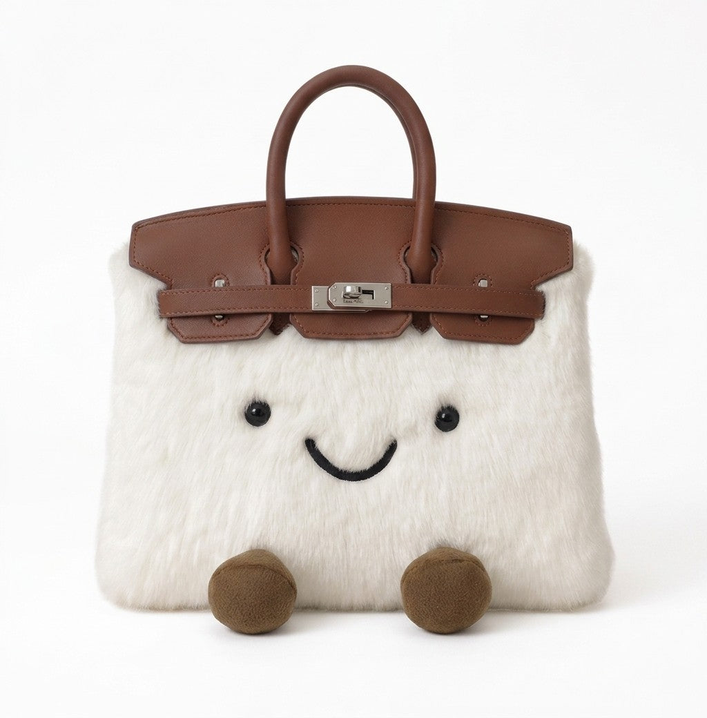 White Plushie Bag