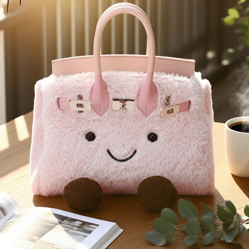 Pink Plushie Bag (25cm)