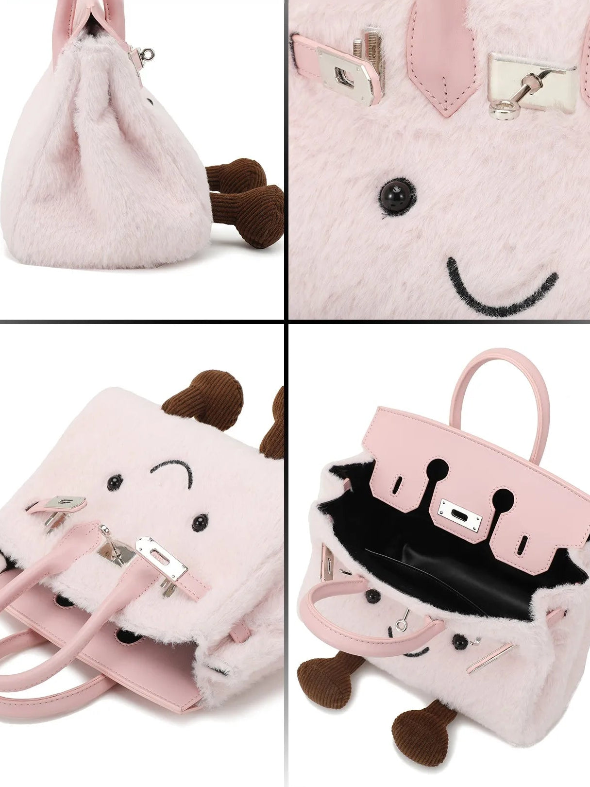 Pink Plushie Bag (25cm)