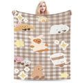 Little Pals Gingham Blanket - Grey