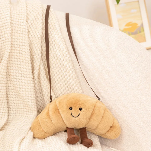 Croissant Plushie Bag