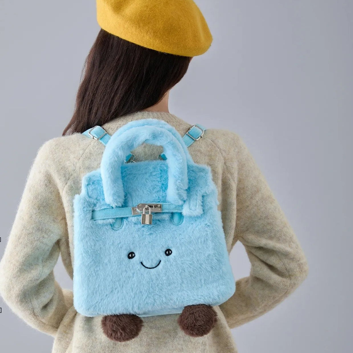 Blue Plushie Backpack