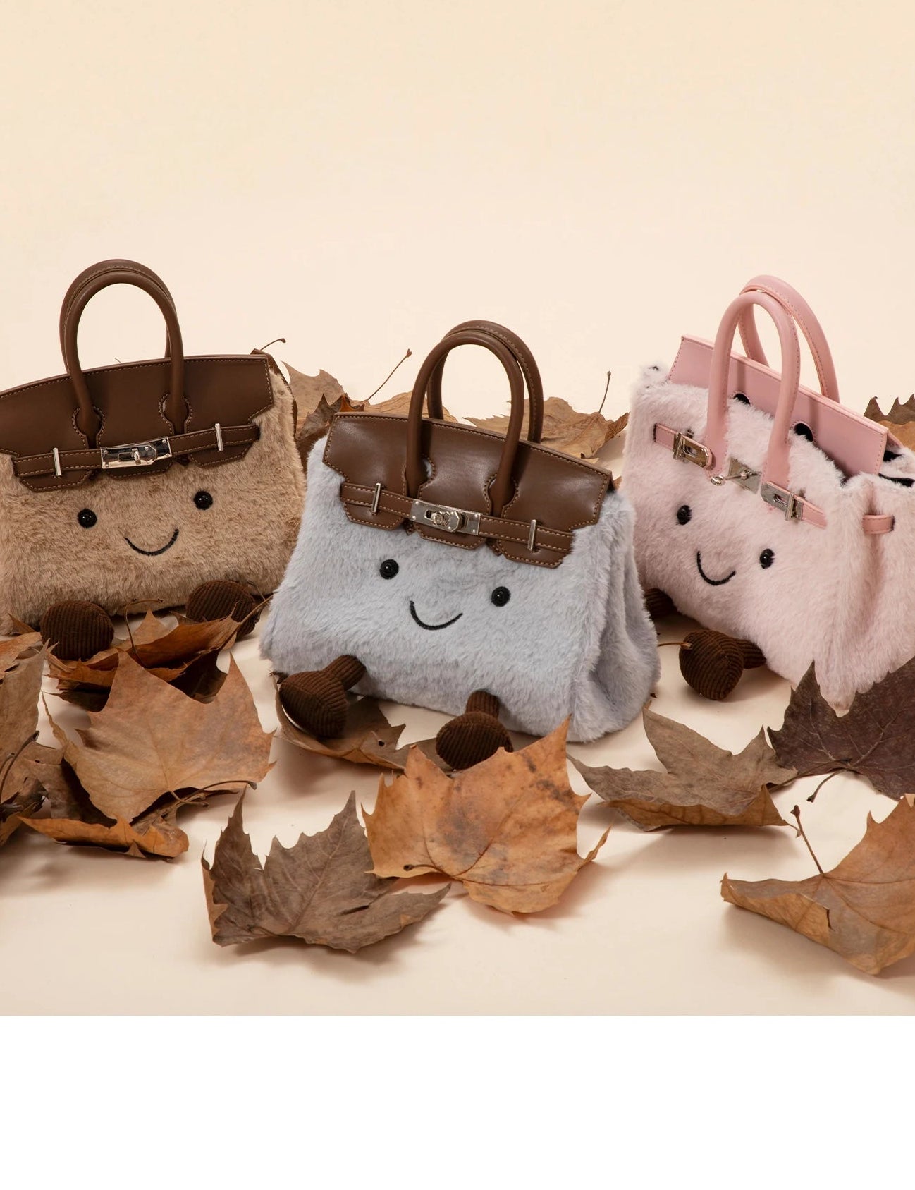 Grey Plushie Bag (25cm)