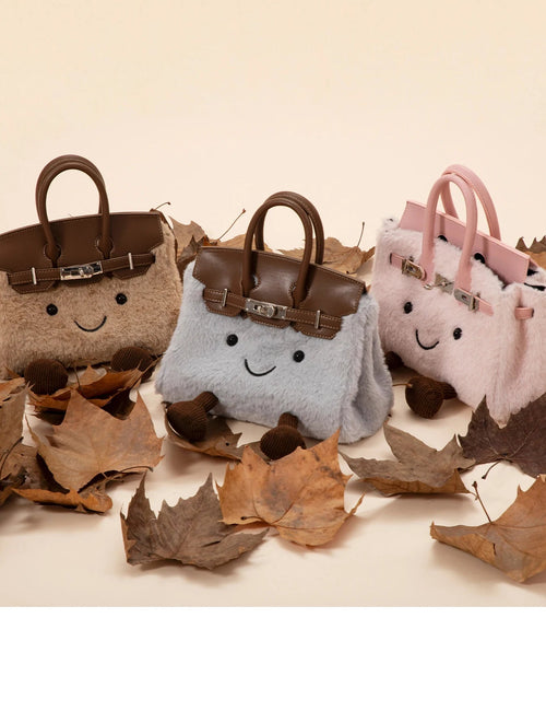 Grey Plushie Bag (25cm)
