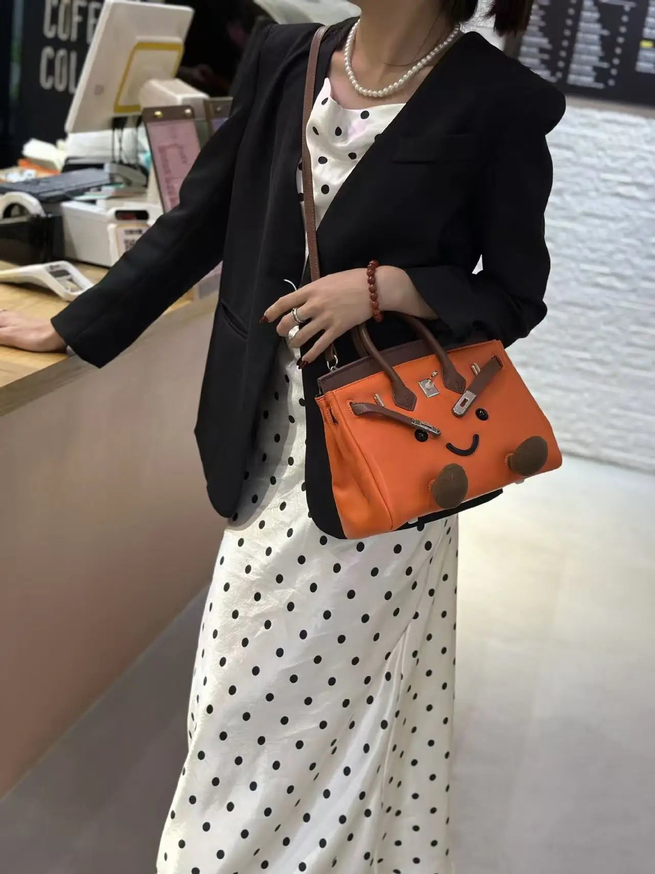 Tango Leather Plushie Bag