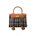 Mabel Mini Plaid Bag