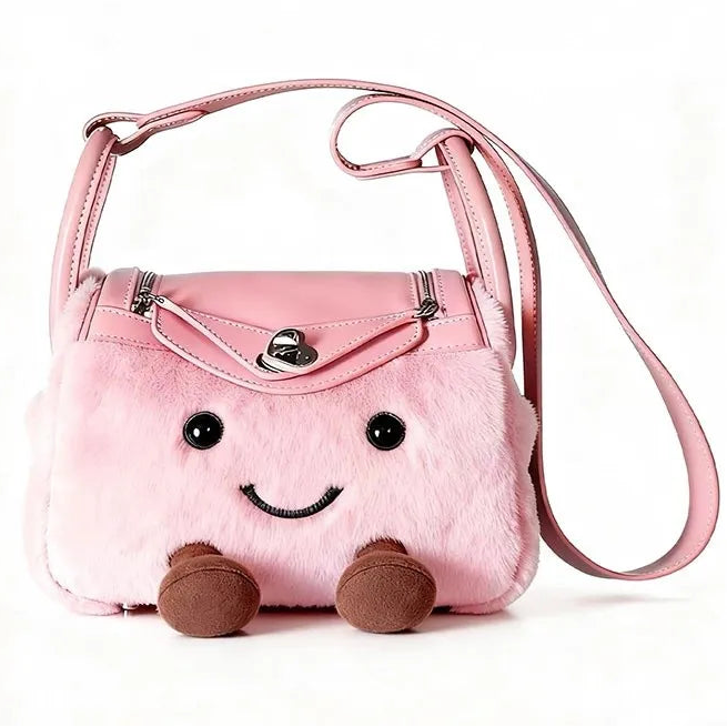 Pink Plushie Shoulder Bag