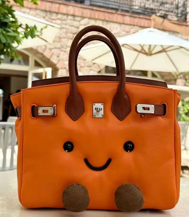 Tango Leather Plushie Bag