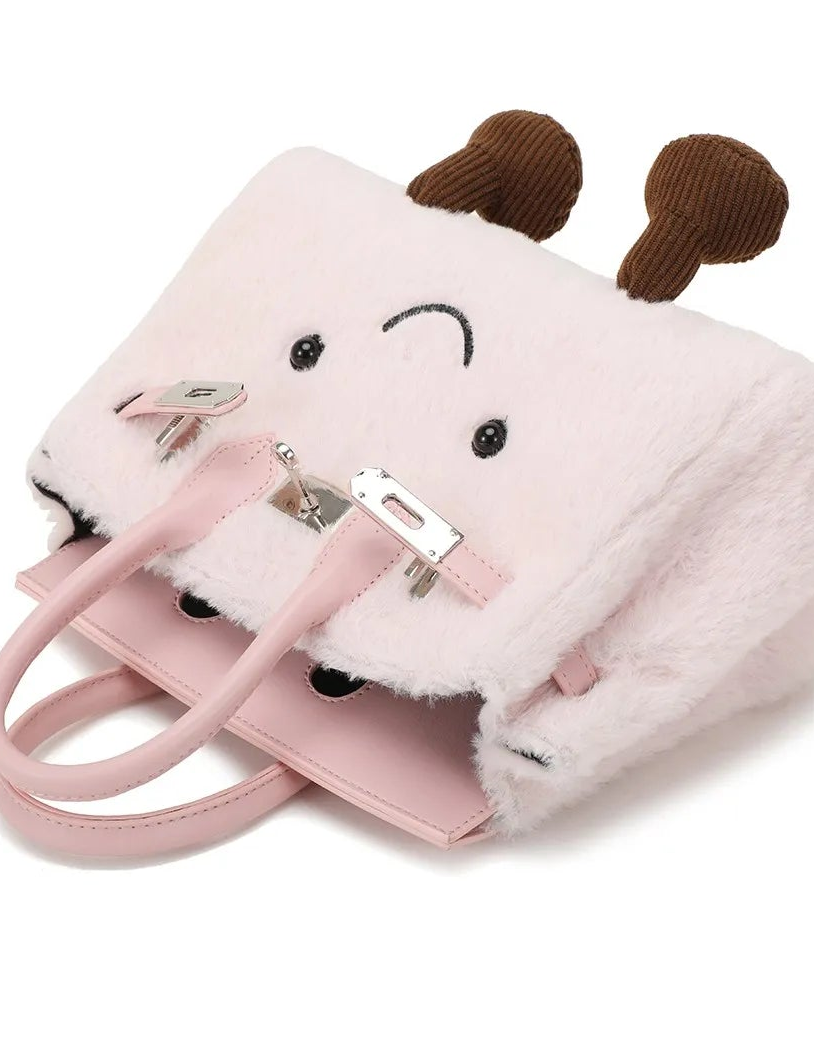 Pink Plushie Bag (25cm)