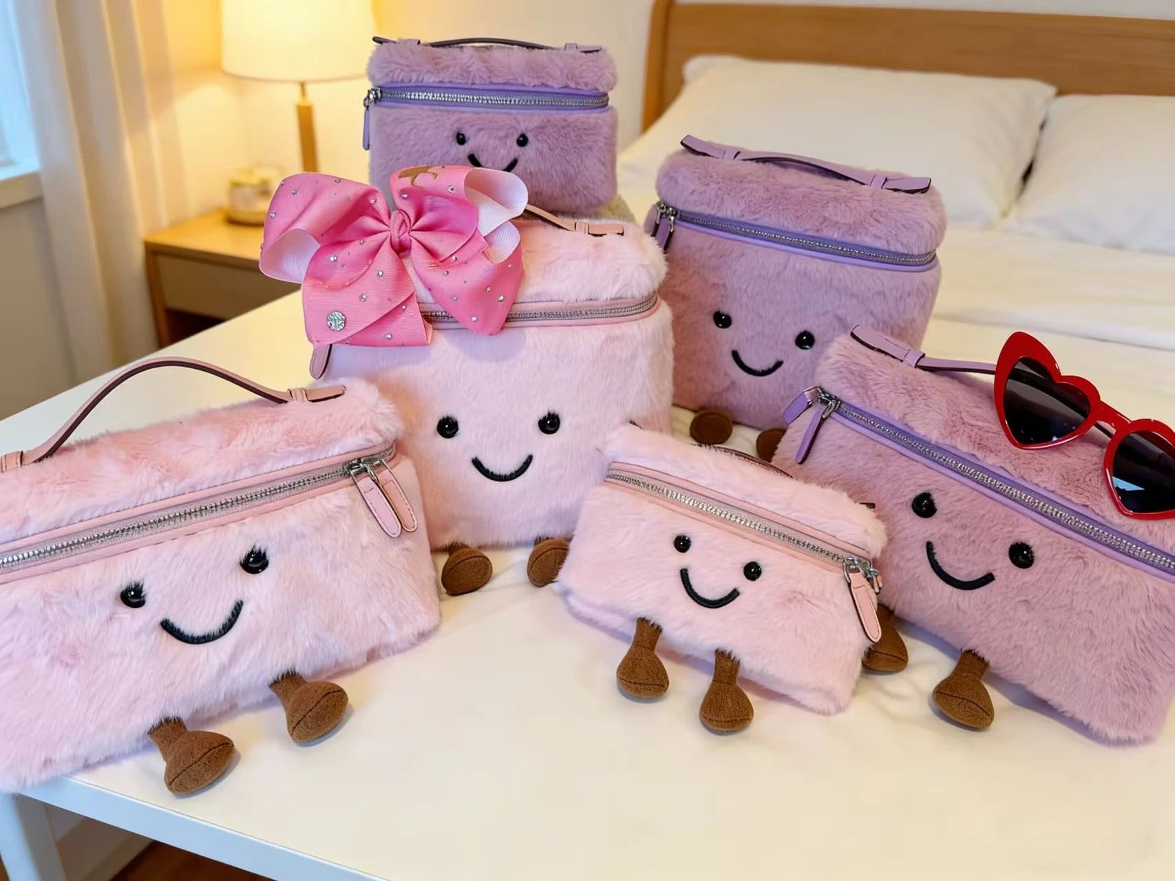Plushie Travel Companion Bags - Violet Cloud