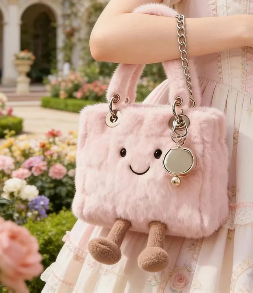 Baby Pink Marshmellow Plushie Lady D Bag