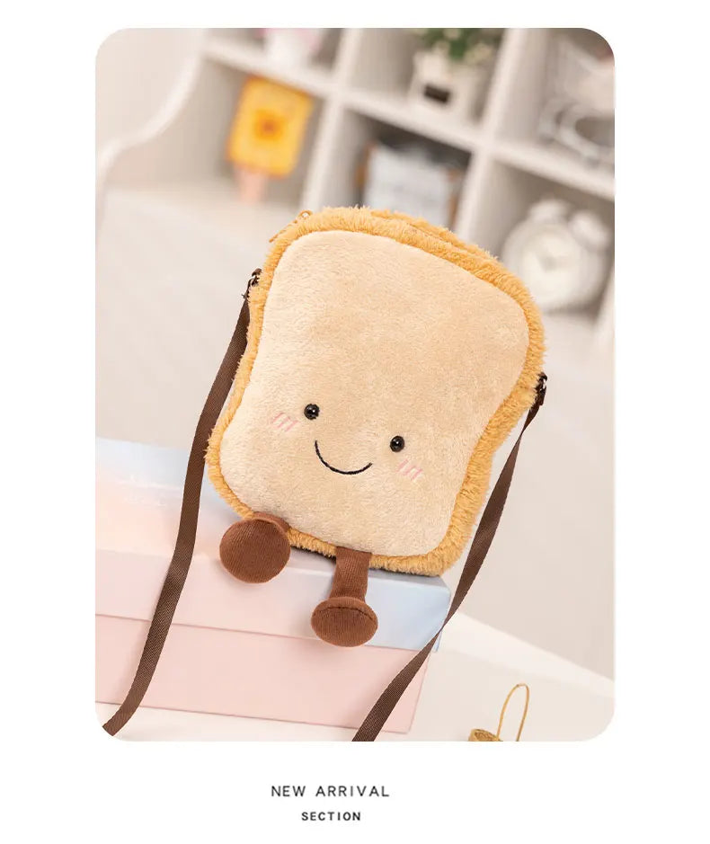 Toast Plushie Bag