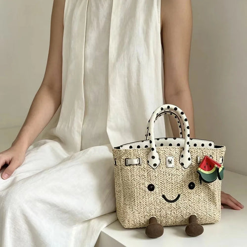 Dottie Dune Raffia Bag