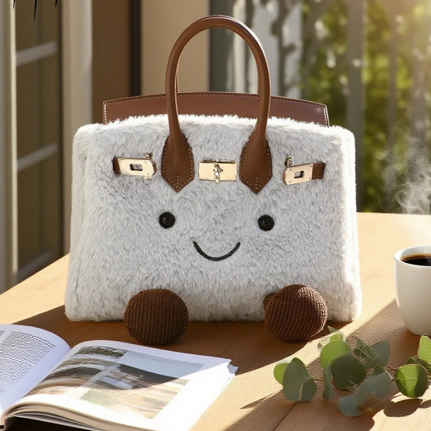 Grey Plushie Bag (25cm)