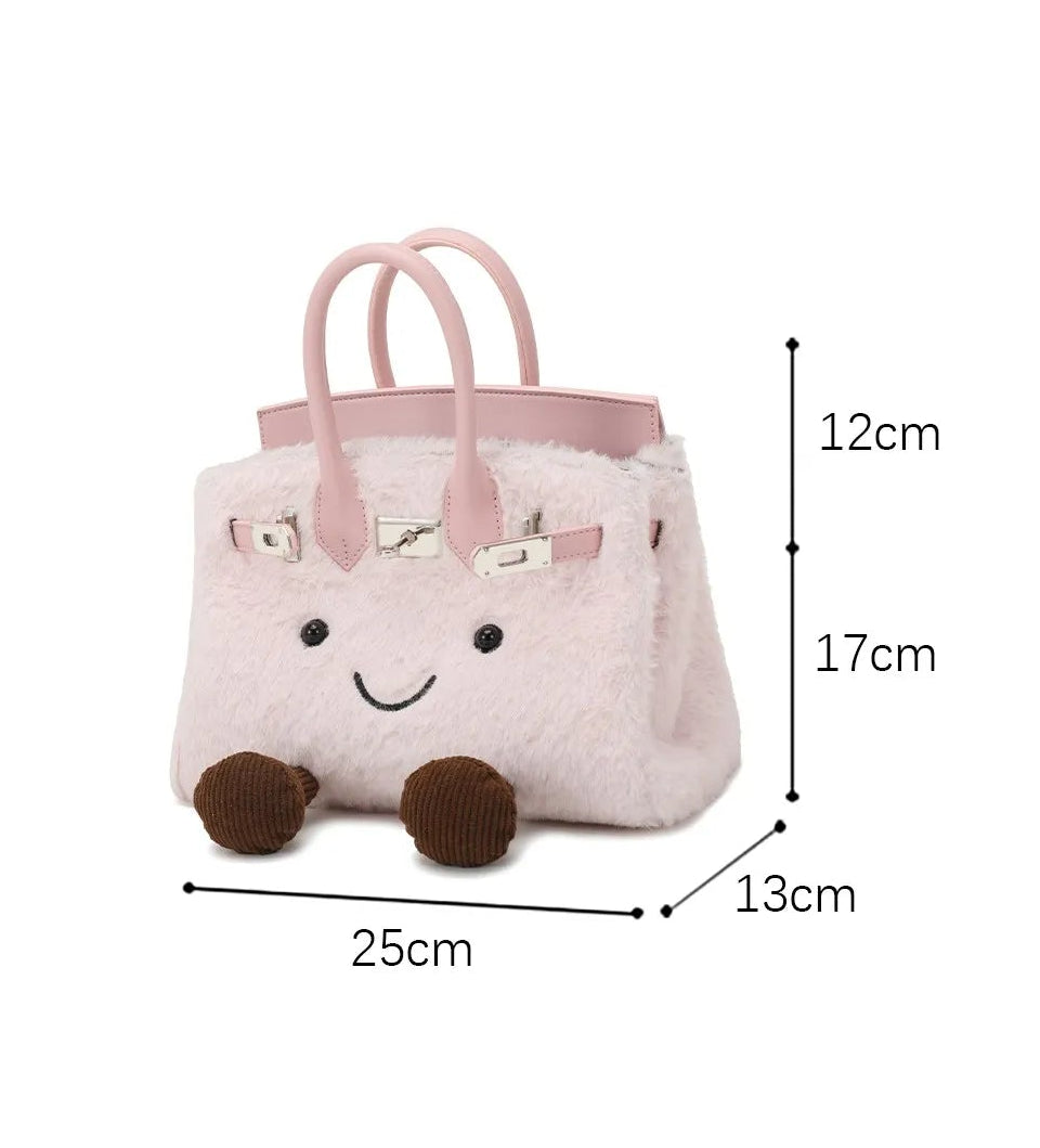 Pink Plushie Bag (25cm)