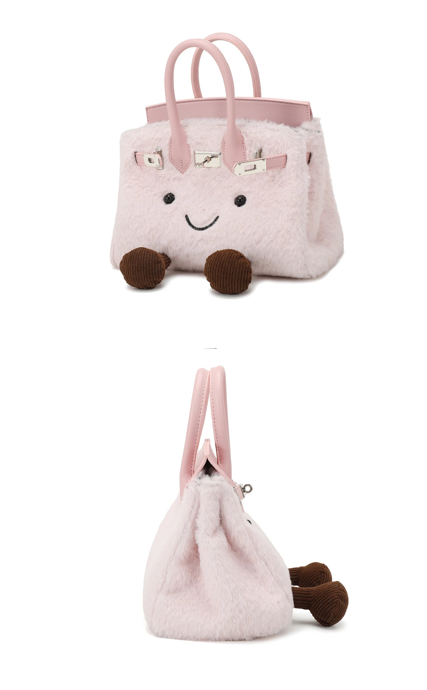 Pink Plushie Bag (25cm)
