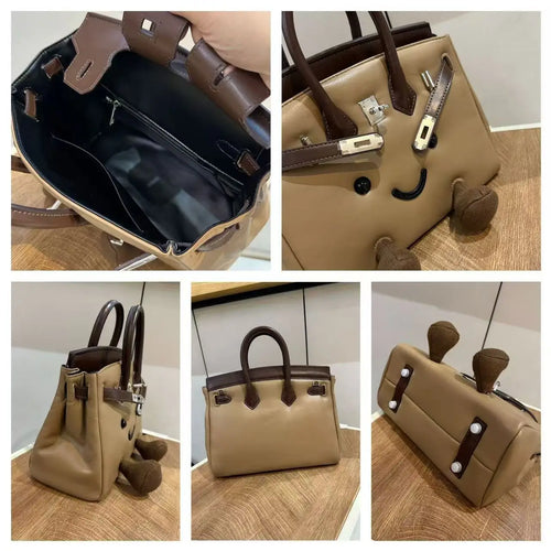 Birkacino Leather Plushie Bag