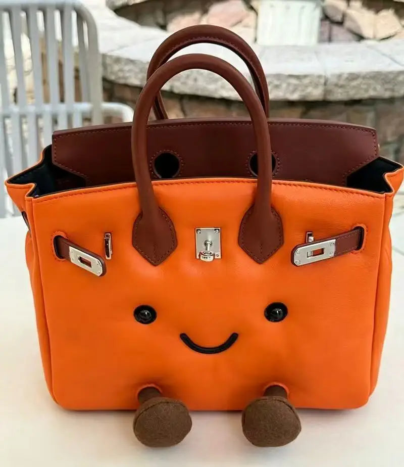 Tango Leather Plushie Bag